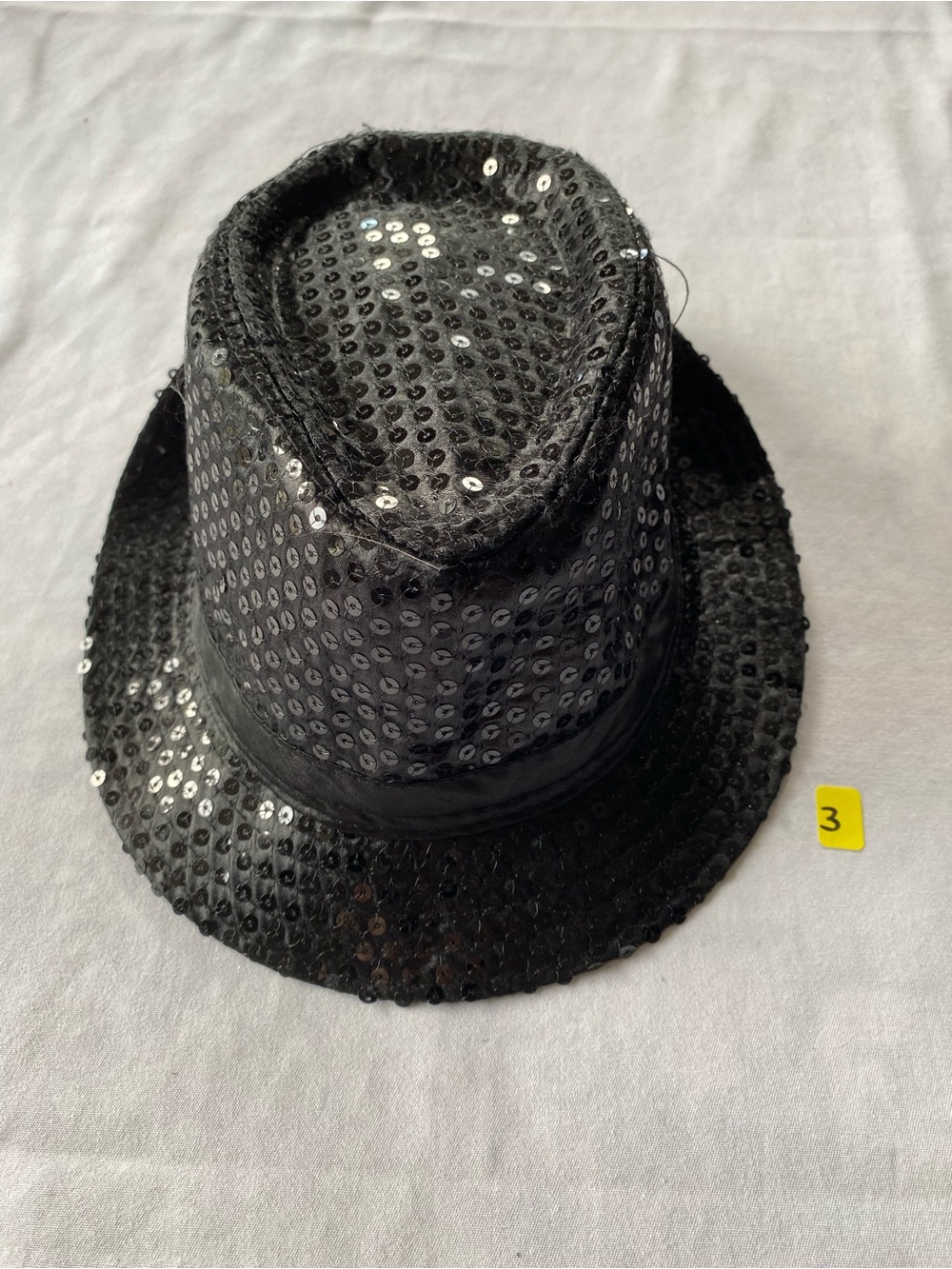 NWT Hyde and Eek Sequined Fedora Black Hat Adult